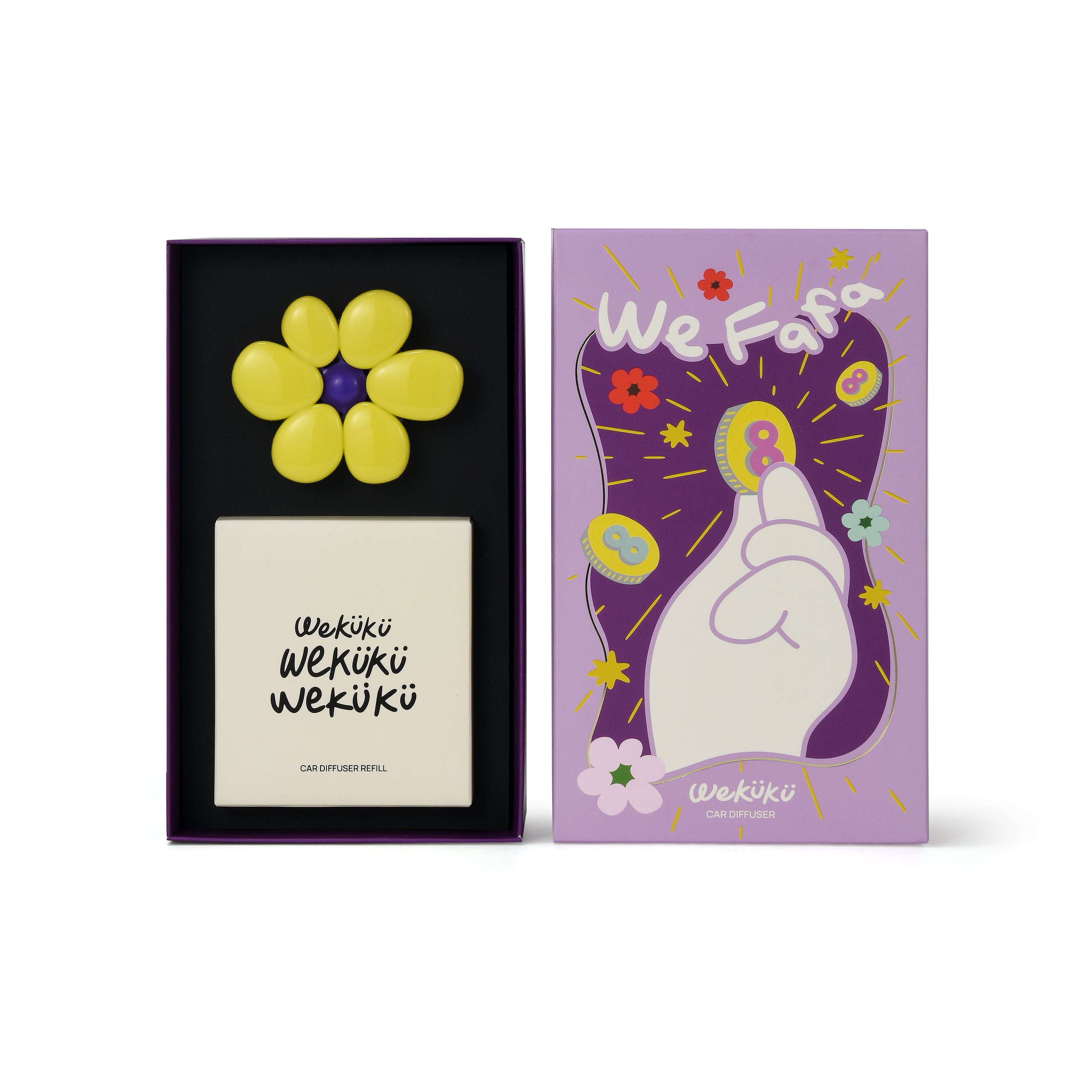 FaFa Car Diffuser - Bloom (Yellow)