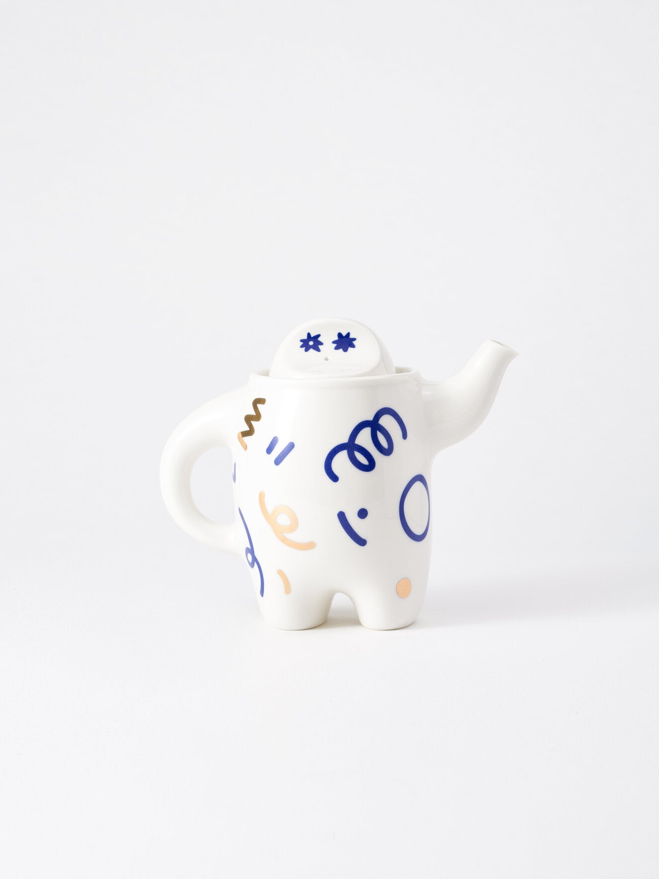 Brew Buddy - Elegant Porcelain Teapot Pot