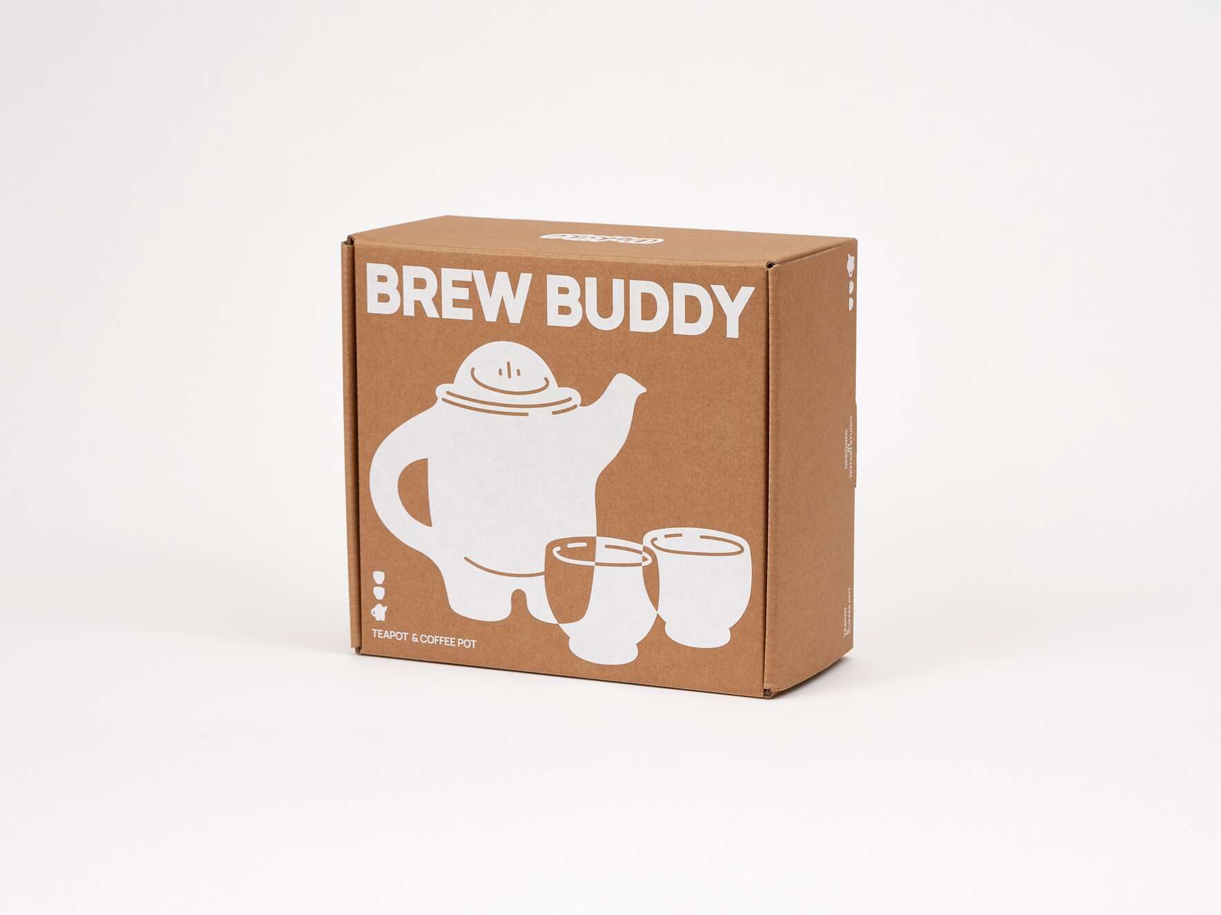 Brew Buddy - Elegant Porcelain Teapot Pot