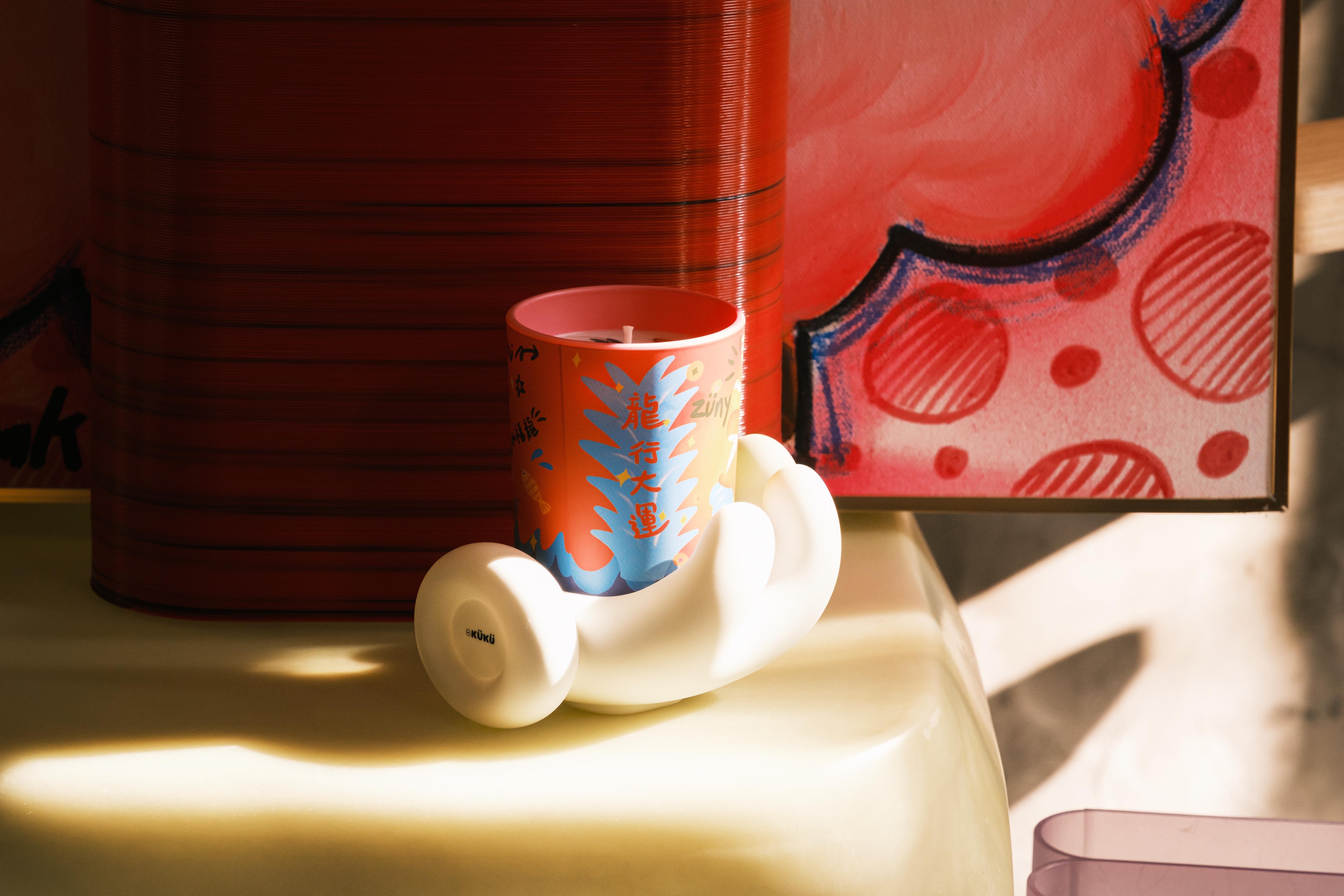 GREAT LUCK - WEKÜKÜ X ZUNY Limited Edition Cedarwood & Sandalwood Scented Candle