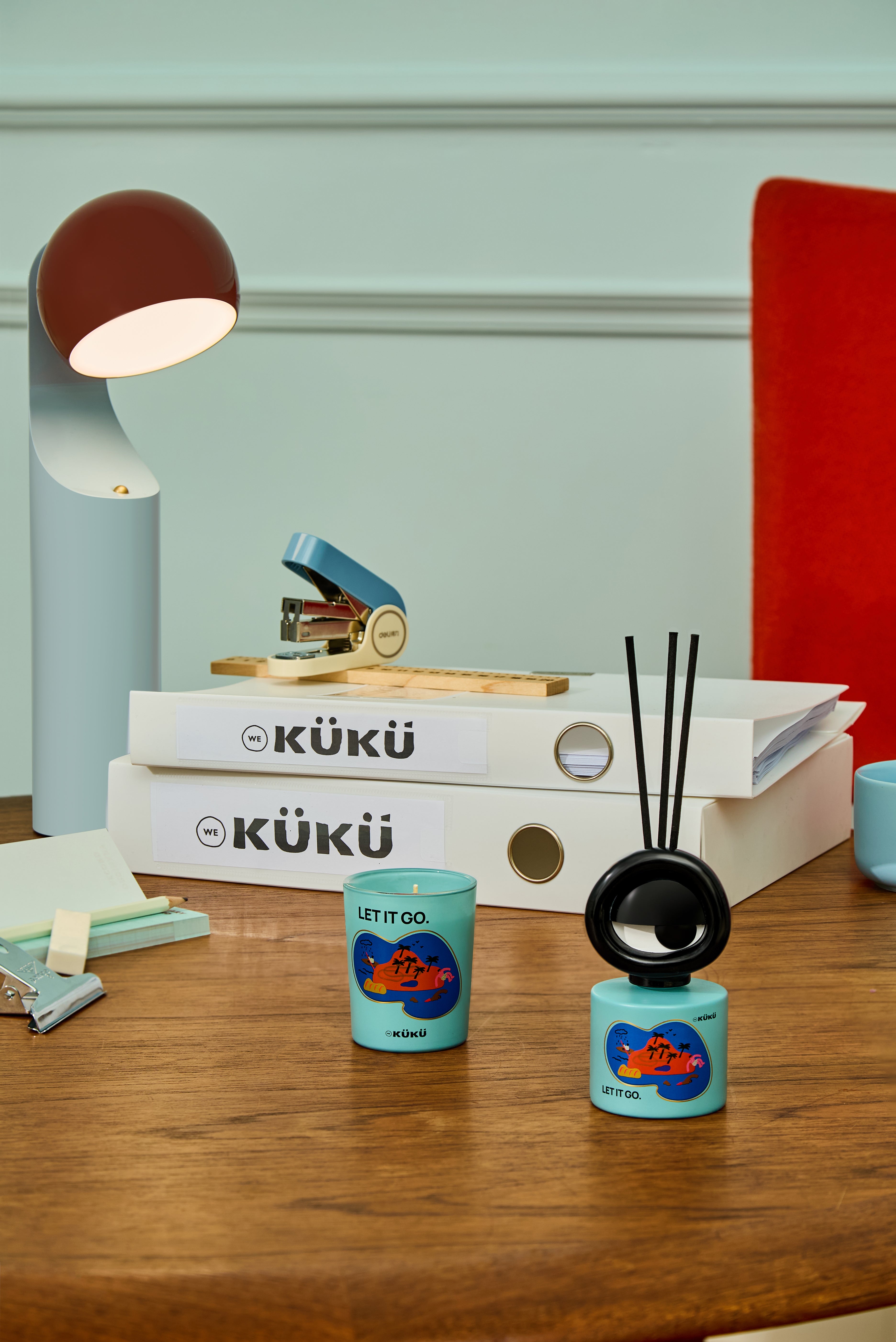 BIG EYE Scented Candle & Fragrance Diffuser - Let it go(sea)