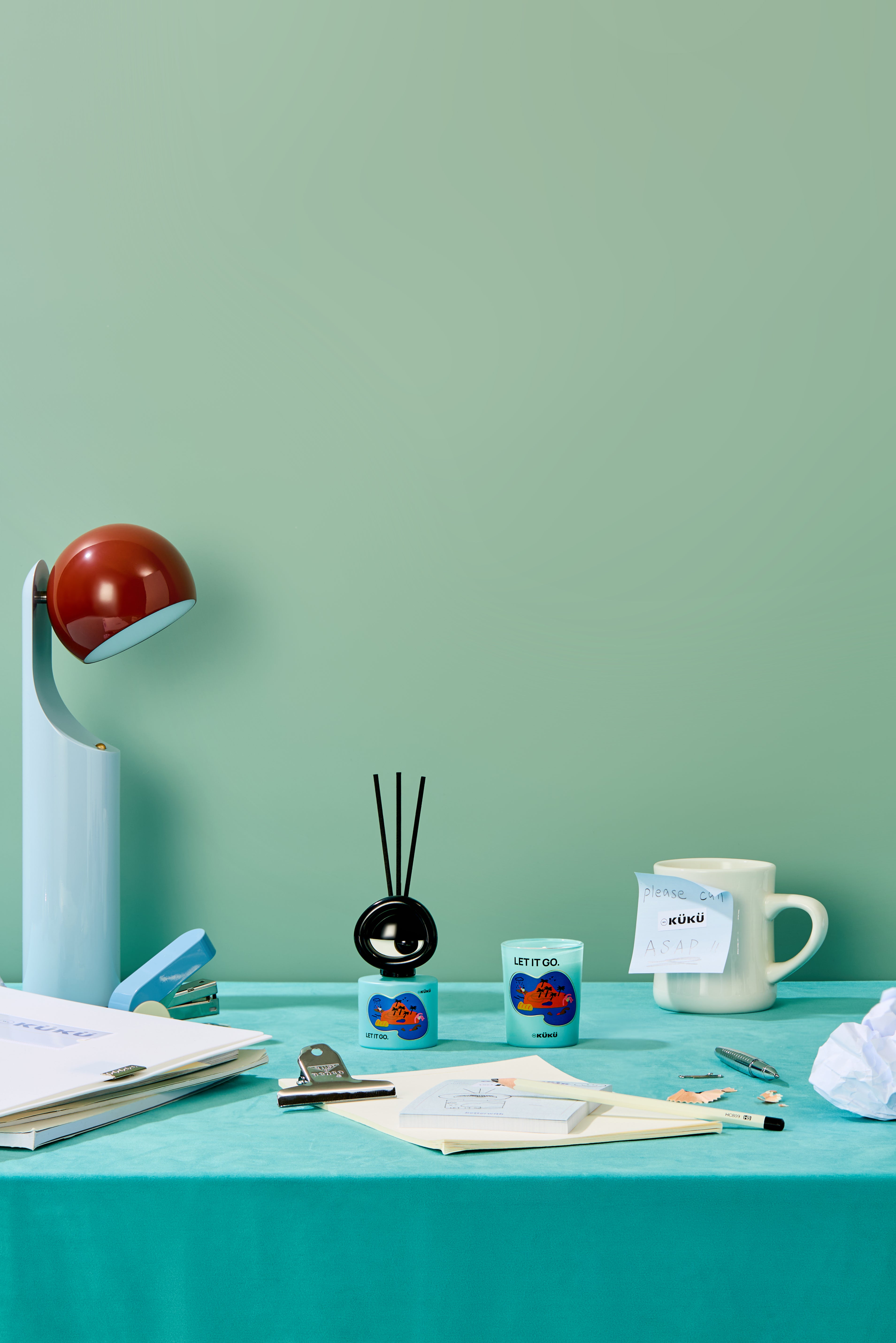 BIG EYE Scented Candle & Fragrance Diffuser - Let it go(sea)